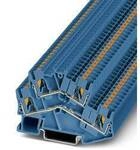 Phoenix Contact 3209617 Doppelstockklemme 5.2 mm Schnellanschluss Blau 50 St.