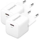 Intenso W30C GaN USB Ladeger&auml;t 30 W 1x USB-C&reg; Wei&szlig; Innenbereich GaN, USB Power