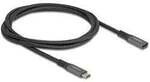 Delock USB-C&reg; Kabel USB 3.2 Gen2 USB-C&reg; Stecker, USB-C&reg; Stecker 1.00 m Schwarz