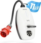 ABSINA 301018, Absina Wallbox Typ 2 Mode 3 16 A 11 kW App, RFID Wei&szlig;