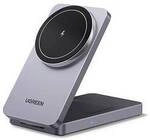 UGREEN W528 Magnetic Charger 2-in-1 Wireless Charger 7.5 W Induktionslade-Standard