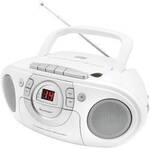 soundmaster SCD5100WE CD-Radio UKW CD, AUX, Kassette, UKW Wei&szlig;