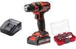 Einhell TC-CD 18/35 Li 2476743+2936796 Akku-Bohrschrauber 18 V 1.5 Ah Li-Ion...