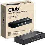 club3D CSV-1385 HDMI Adapter [1x HDMI-Buchse - 4x HDMI-Buchse] Schwarz