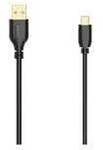 Hama USB-Kabel USB 2.0 USB-A Stecker, USB-Mini-B Stecker 0.75 m Schwarz 00074262