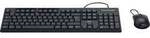 Hama CKM-200 Kabelgebunden Tastatur, Maus-Set Deutsch, QWERTZ Schwarz 00173054