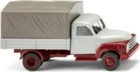 WIKING 034504, Wiking 034504 H0 LKW Modell Hanomag L 28 Pritsche - fenstergrau