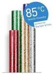 Steinel Low Temp Hei&szlig;klebesticks &Oslash; 7 mm, Glitzer-Klebesticks 85&deg; C, f&uuml;r