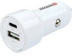 Skross Dual Car Charger 65 W PD Belastbarkeit Strom max.=3.25 A 12 V zu 5 V, 12/24 V,