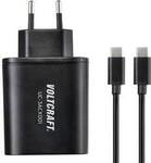 VOLTCRAFT UC-3ACX001 USB Ladeger&auml;t 38 W 2x USB-A, 1x USB-C&reg; USB PD Schwarz