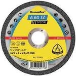 Klingspor A 60 TZ Special 202401 Trennscheibe gerade 125 mm 25 St. Edelstahl, Stahl
