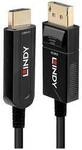 LINDY DisplayPort / HDMI / Glasfaser Adapterkabel DisplayPort Stecker, HDMI-A Stecker