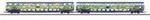 M&auml;rklin 87306 Z Doppelstockwagen-Set Touristik 1 der DB AG 2 Doppelstock-Mittelwagen