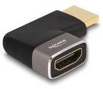 Delock 60082 HDMI Adapter [1x HDMI-Stecker - 1x HDMI-Buchse] Schwarz, Grau 0 mm