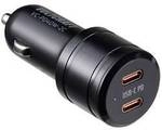 VOLTCRAFT VC-PD40W-2C USB Ladeger&auml;t 40 W 2x USB-C&reg; USB PD Schwarz KFZ USB...