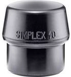 Schonhammerkopf SIMPLEX Kopf-&Oslash; 40mm Gum.schwarz mittelh.HALDER 3202.040