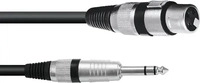 OMNITRONIC 30225180, Omnitronic 30225180 XLR Adapterkabel [1x XLR-Buchse 3...