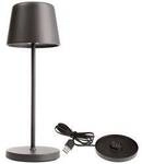 Deko Light 620209 Canis Mini LED-Akku-Tischlampe 2.3 W Warmwei&szlig; Grau