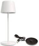 Deko Light 620207 Canis Mini LED-Akku-Tischlampe 2.3 W Warmwei&szlig; Wei&szlig;