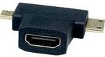 VALUE HDMI T-Adapter HDMI - HDMI Mini + HDMI Micro 12.99.3166