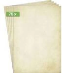 Sigel DP983 Vintage Motivpapier Set DIN A4 90 g/m&sup2; Beige 75 Blatt