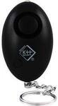 kh-security Taschenalarm Schwarz mit LED 100103B