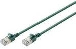 Digitus DK-1632-A-015S-G RJ45 Patchkabel CAT 6a F/FTP 1.5 m Gr&uuml;n Farbcodiert,