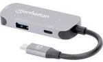 Manhattan Notebook Dockingstation 190299 inkl. Ladefunktion, USB-C&reg; Power...