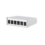 METZ CONNECT Keystone AP-Geh&auml;use 6 Port reinwei&szlig; RAL9010 130861-0602KE