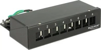 DELOCK 43338, Delock 43338 Patch-Panel Kabel Schwarz Unbest&uuml;ckt
