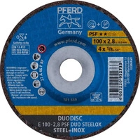 PFERD TOOLS 62010632, PFERD TOOLS 62010632 E 100-2,8 PSF DUO STEELOX/16,0