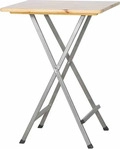 FUNSTAR 101735, FUNSTAR 101735 Gartentisch Stahl, Kiefernholz Grau, Natur