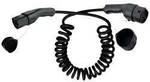 ROLINE E-Auto Spiral-Ladekabel Typ2, 3-phasig, 480VAC (3P+N+E), 32 A, 22 kW, max. 3m