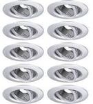 Paulmann 92116 Einbauleuchte 10er Set GU10 Chrom (matt)