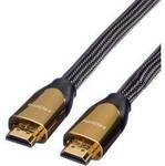 ROLINE 4K PREMIUM HDMI Ultra HD Kabel mit Ethernet, ST/ST, schwarz, 2 m 11.04.5802