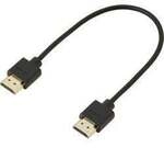 SpeaKa Professional HDMI Anschlusskabel HDMI-A Stecker, HDMI-A Stecker 0.20 m...