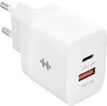 Targus HyperJuice Netzteil / Stromversorgung 20 W, 18 W USB-C&reg;, USB-A Wei&szlig;