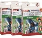 tesa POWERSTRIPS&reg; Poster Doppelseitiger Klebestreifen Wei&szlig; Inhalt: 60 St.