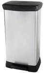 Curver Deco bin metalics 254620 M&uuml;lleimer 46 l (B x H x T) 407 x 749 x 307 mm