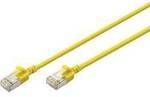 Digitus DK-1632-A-050S-Y RJ45 Patchkabel CAT 6a F/FTP 5 m Gelb Farbcodiert,