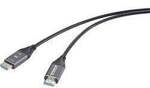 SpeaKa Professional HDMI / Glasfaser Anschlusskabel HDMI-A Stecker, HDMI-A...