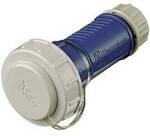 MENNEKES 10833 Schutzkontaktkupplung Kunststoff druckwasserdicht 230 V Wei&szlig;, Blau