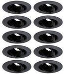 Paulmann 92117 Einbauleuchte 10er Set LED GU10 100 W Schwarz