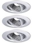 Paulmann 92110 Einbauleuchte 3er Set GU10 Chrom (matt)