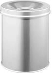 Durable SAFE rund 15 330523 Papierkorb 15 l (&Oslash; x H) 260 mm x 357 mm Stahl Silber 1