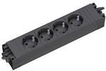 Bachmann 906.18819 4fach Steckdosen-Modul ohne Schalter Schwarz 0 m