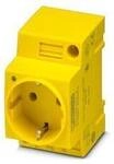 Phoenix Contact Steckdose EO-CF/UT/LED/YE Gelb (L x B x H) 60 x 45 x 75 mm 5 St.