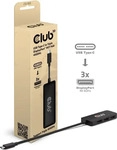 CLUB3D CSV-1553, club3D USB-C Adapter [1x USB-C - 3x DisplayPort Buchse] CSV-1553