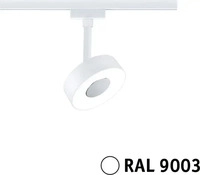PAULMANN 95704, Paulmann Circle Hochvolt-Schienensystem-Leuchte URail 5 W LED Wei&szlig;