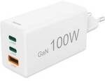 hama 00201997 Schnellladeger&auml;t, GaN, 2x USB-C, 1x USB-A, Mini-Ladeger&auml;t, PD, 100 W,